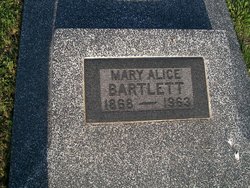 Mary Alice <I>Wood</I> Bartlett 