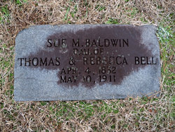 Sue M <I>Bell</I> Baldwin 