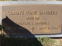 Gladys Ione <I>Oxford</I> Sanders 