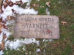 Martha <I>Howell</I> Yarnell 