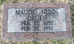 Maude <I>Nunn</I> Druen 