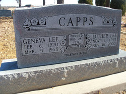 Geneva Lee <I>Lucas</I> Capps 