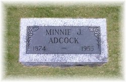 Minnie Jane <I>Combs</I> Adcock 