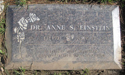 Dr Anne S Einstein 