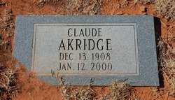 Claude Akridge 