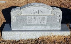 Verdia Irene <I>Posey</I> Cain 