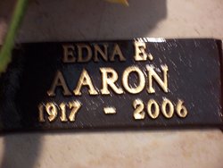 Edna Earle <I>Moore</I> Aaron 