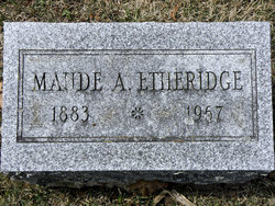 Maude Agnes <I>Rice</I> Etheridge 