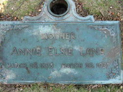 Annie Elsie <I>Slade</I> Lane 