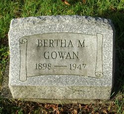 Bertha May <I>Wheeler</I> Gowan 