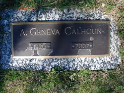 A. Geneva <I>Adams</I> Calhoun 
