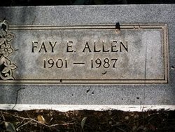 Fay Elizabeth <I>Barry</I> Allen 