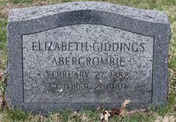 Elizabeth <I>Giddings</I> Abercrombie 