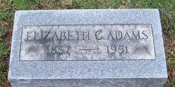 Elizabeth Catherine “Lizzie” <I>Black</I> Adams 