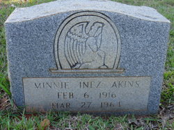 Minnie Inez Akins 