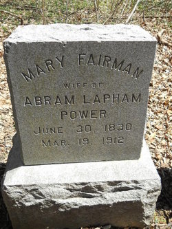 Mary Jane <I>Fairman</I> Power 