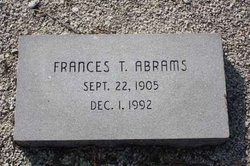 Frances Tranquilla Abrams 