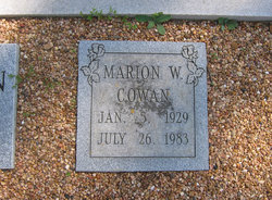 Marion Hansine <I>Walden</I> Cowan 
