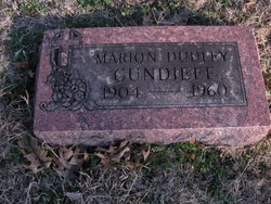Marion Dudley Cundieff 