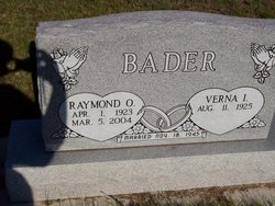 Raymond O Bader 