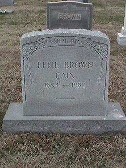 Effie Brown Cain 