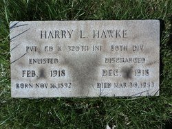 Pvt Harry Laurin Hawke 