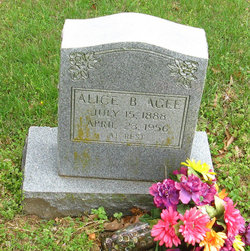 Alice B. <I>Cochran</I> Agee 
