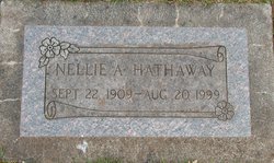 Nellie A <I>Barnes</I> Hathaway 