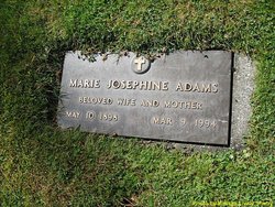 Marie Josephine <I>Britschgi</I> Adams 