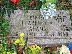 Clarence A “Kernel” Adams 
