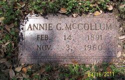Annie G McCollum 