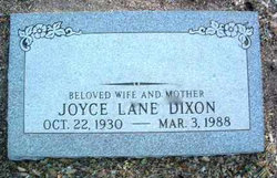 Joyce Naydene <I>Lane</I> Dixon 