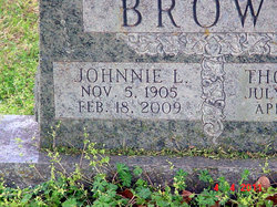 Johnnie <I>Burris</I> Brown 