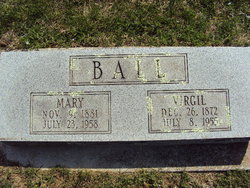 Mary <I>Hall</I> Ball 