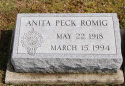 Anita Martha <I>Peck</I> Romig 