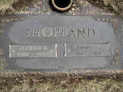 Fanny Gertrude <I>Lane</I> Shopland 