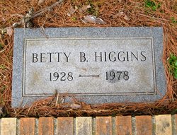 Betty Jean <I>Burnes</I> Higgins 