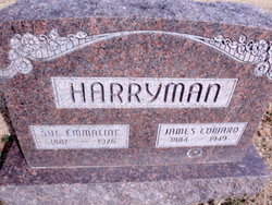 Susan Emmaline <I>Hubbs</I> Harryman 