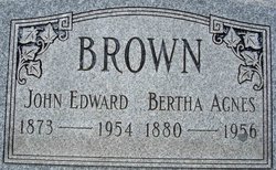 Bertha Agnes <I>Hartzel</I> Brown 