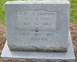 Ruby D <I>Rogers</I> Chapman 