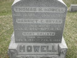 Harriet E <I>Bryan</I> Howell 