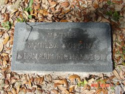 Matilda Virginia <I>Denmark</I> Richardson 