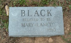 Mary <I>Laney</I> Black 