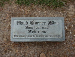Sarah Maude <I>Garner</I> Blair 