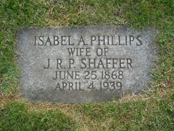 Isabel A. “Belle” <I>Phillips</I> Shaffer 