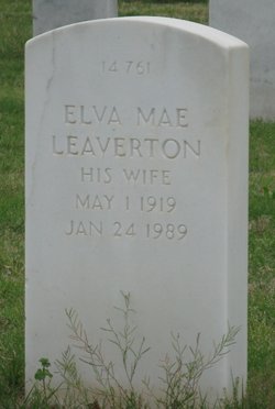 Elva Mae <I>latham</I> Leaverton 