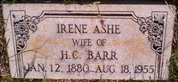 Irene <I>Ashe</I> Barr 