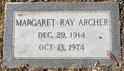 Margaret Lee <I>Ray</I> Archer 