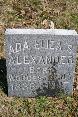 Ada Eliza “Addie” <I>Stimson</I> Alexander 