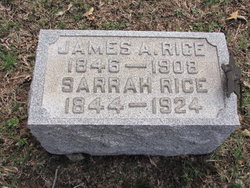 Sarah <I>Davis</I> Rice 